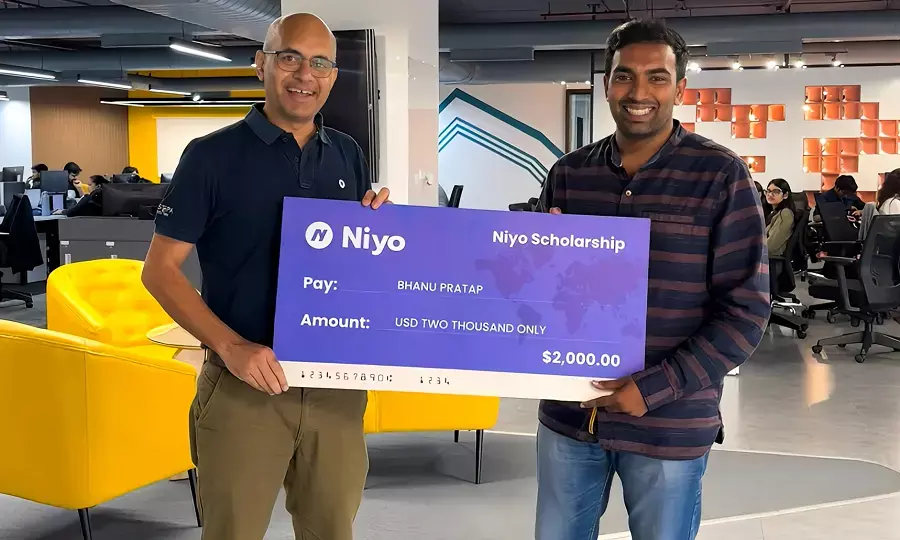 Hyderabads Bhanu bags $-2000 Niyo scholarship for education abroad