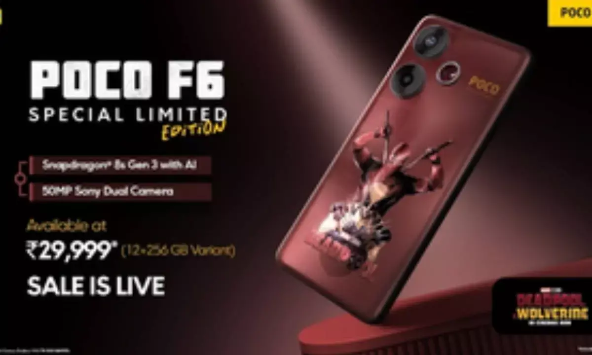 POCO F6 Deadpool and Wolverine edition debuts in India for Rs 29,999