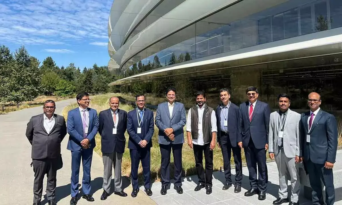 CM Revanth pitches Hyd to Apple’s top executives