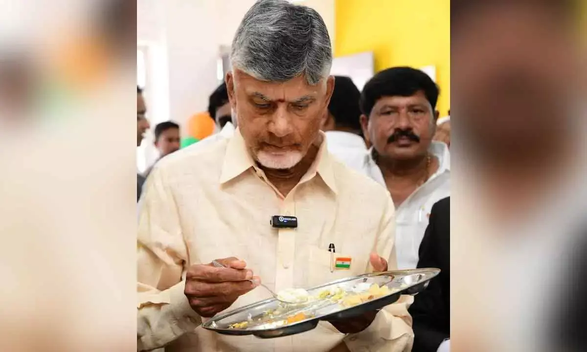 Andhra CM relaunches Anna canteens, offering meals at Rs 5