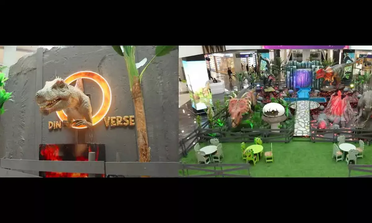 Nexus Hyd mall unveils dinosaur exhibit