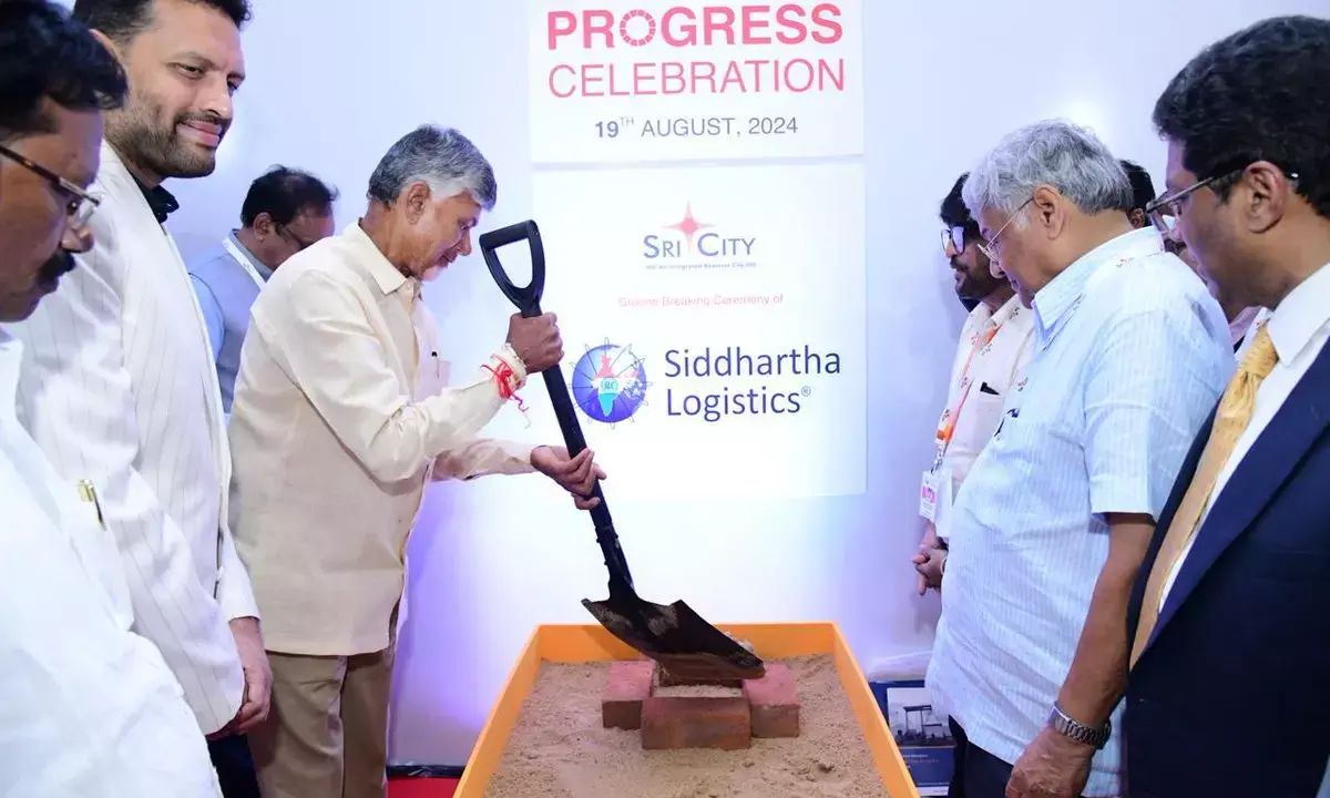 Chandrababu Naidu Launches Projects In Sri City