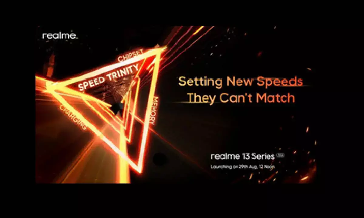 realme 13 Series 5G unveils speed trio for unmatched speed, to launch on Aug 29