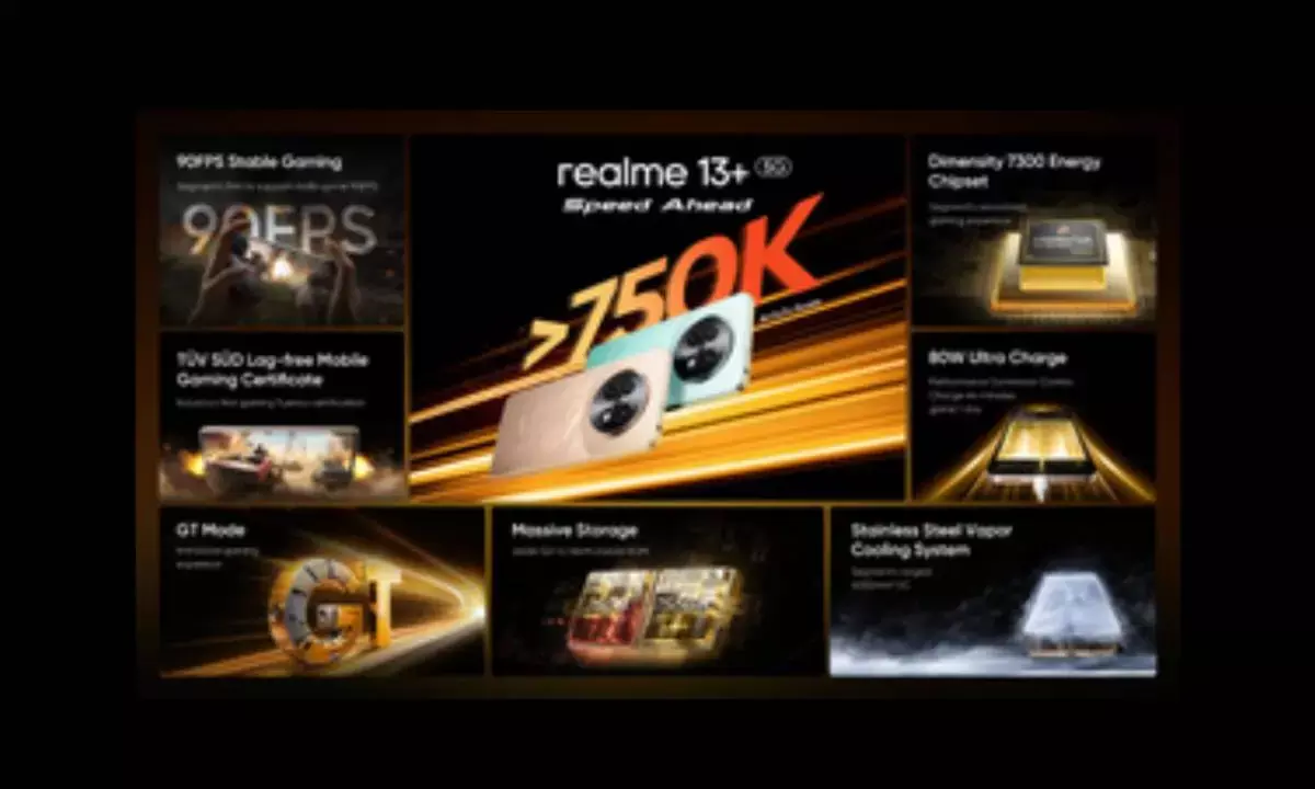 Unmatched speed of realme 13+ 5G revolutionises mid-range smartphone gaming experience