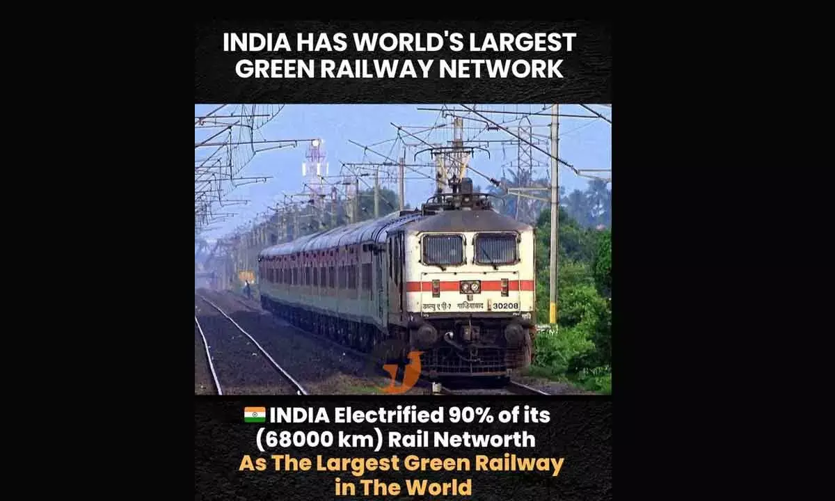 With 95% track electrification, India boasts of largest green railway network: Top official