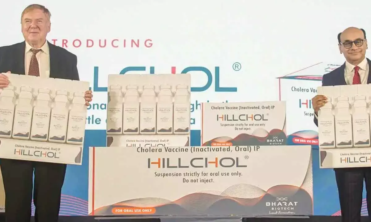 Bharat Biotech unveils oral cholera vax