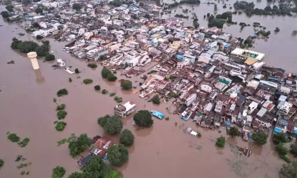 Gujarat experienced severe flooding Gujarat experienced severe flooding
