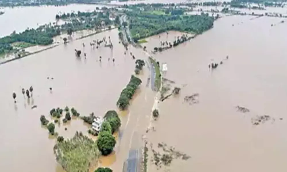 Torrential Rainfall Brings Life to a Standstill in Vijayawada, 17,000 Evacuated Across Andhra Pradesh