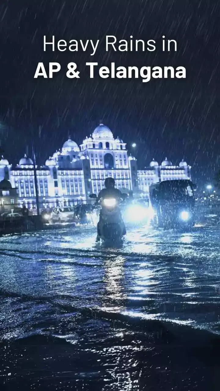 Heavy Rains in AP & Telangana Disrupts Normal Life