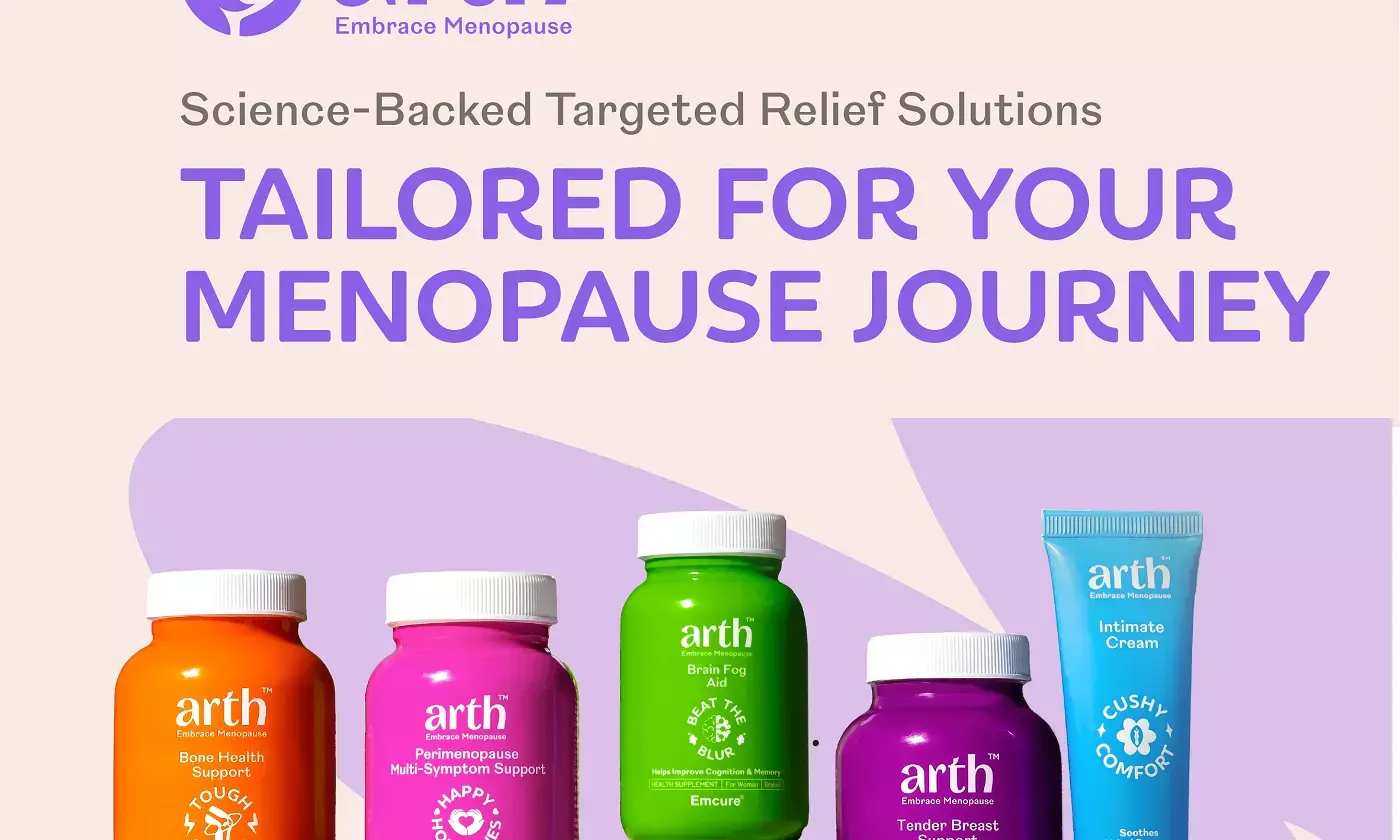 Emcure Pharmaceuticals Launches Arth Prodcuts for Menopause Wellness