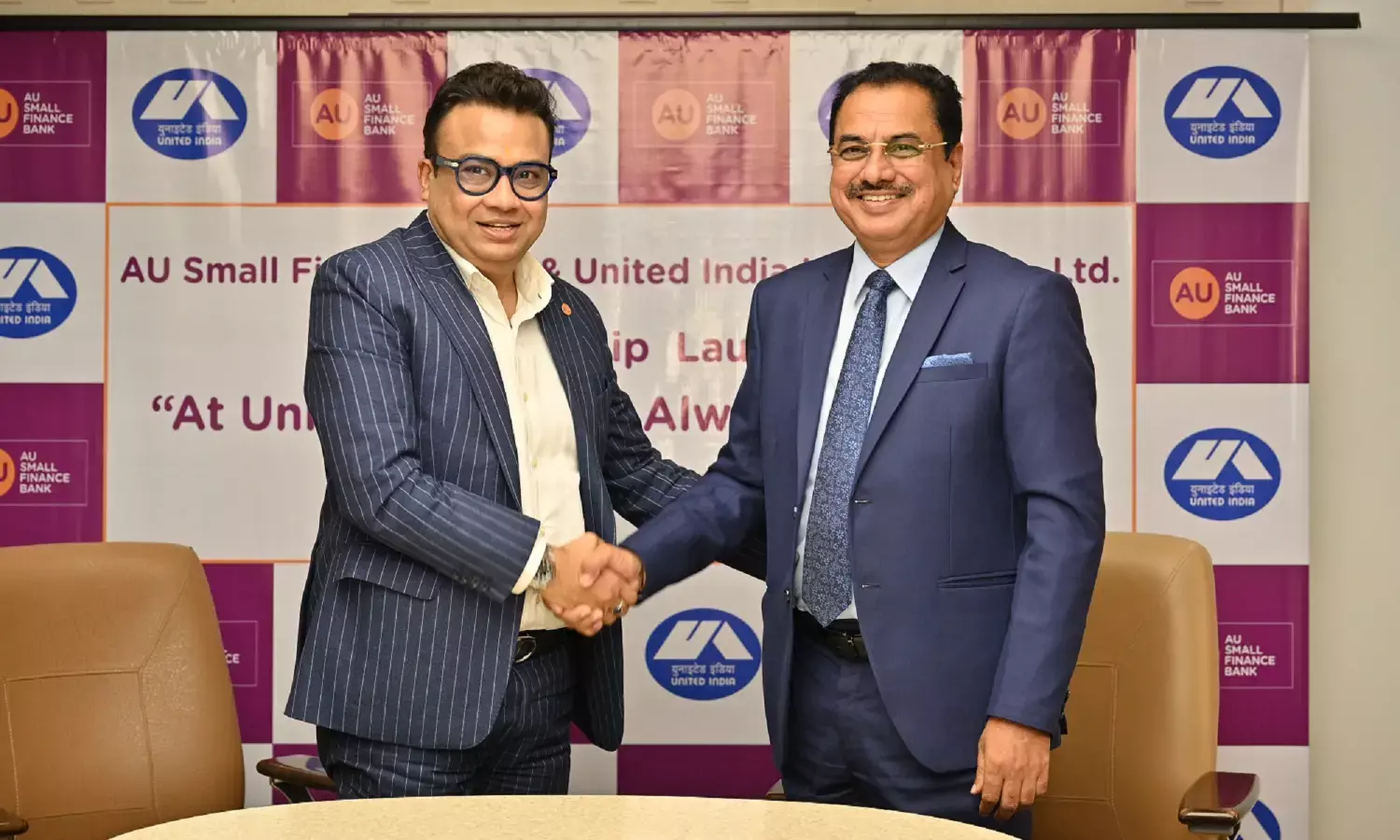 AU Small Finance Bank Enters Into a Strategic Partnership with United India Insurance