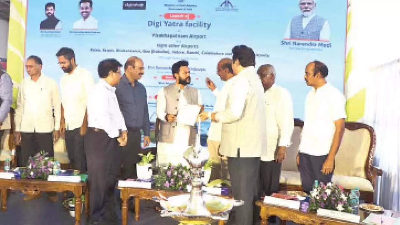 Digi Yatra launched at Vizag Airport Digi Yatra launched at Vizag Airport