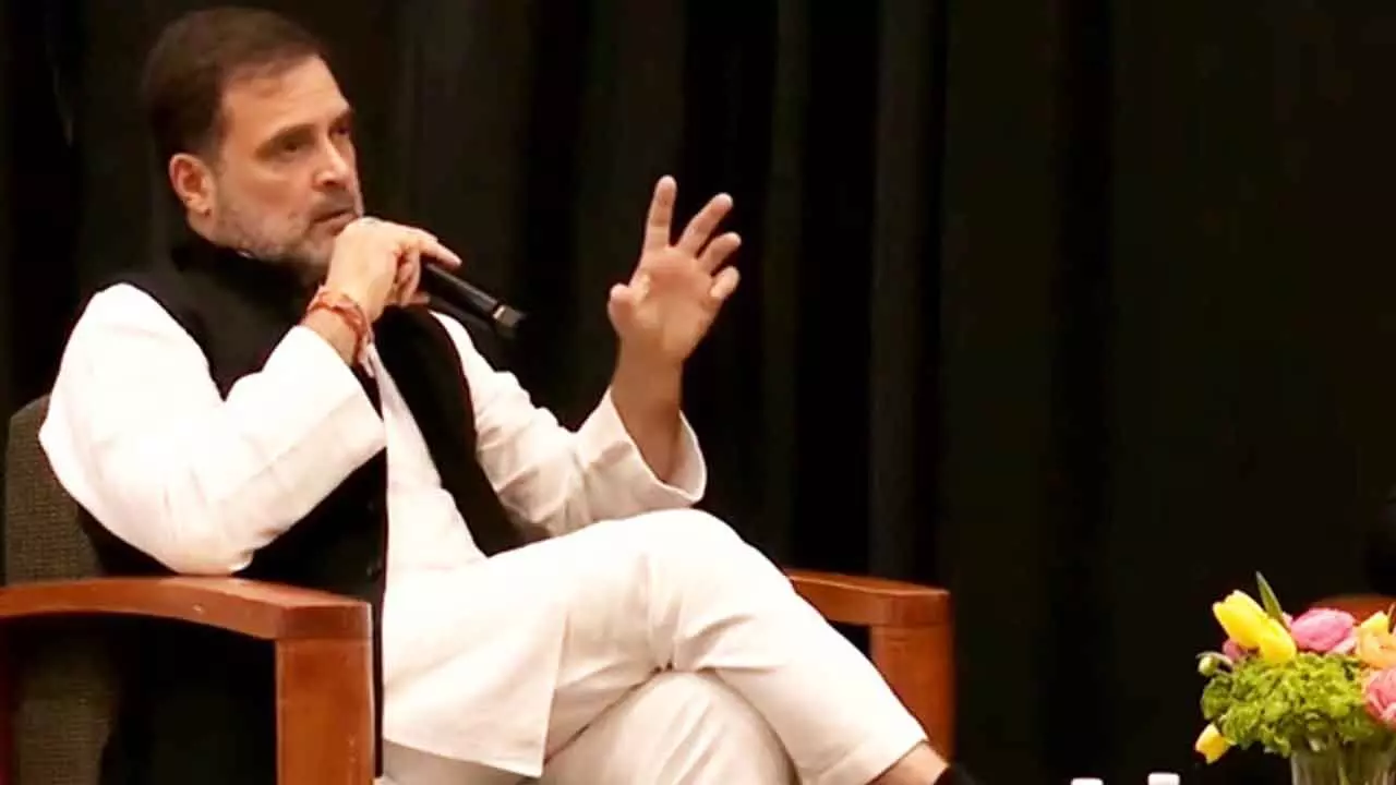 RSS, BJP want women to stay at home: Rahul RSS, BJP want women to stay at home: Rahul