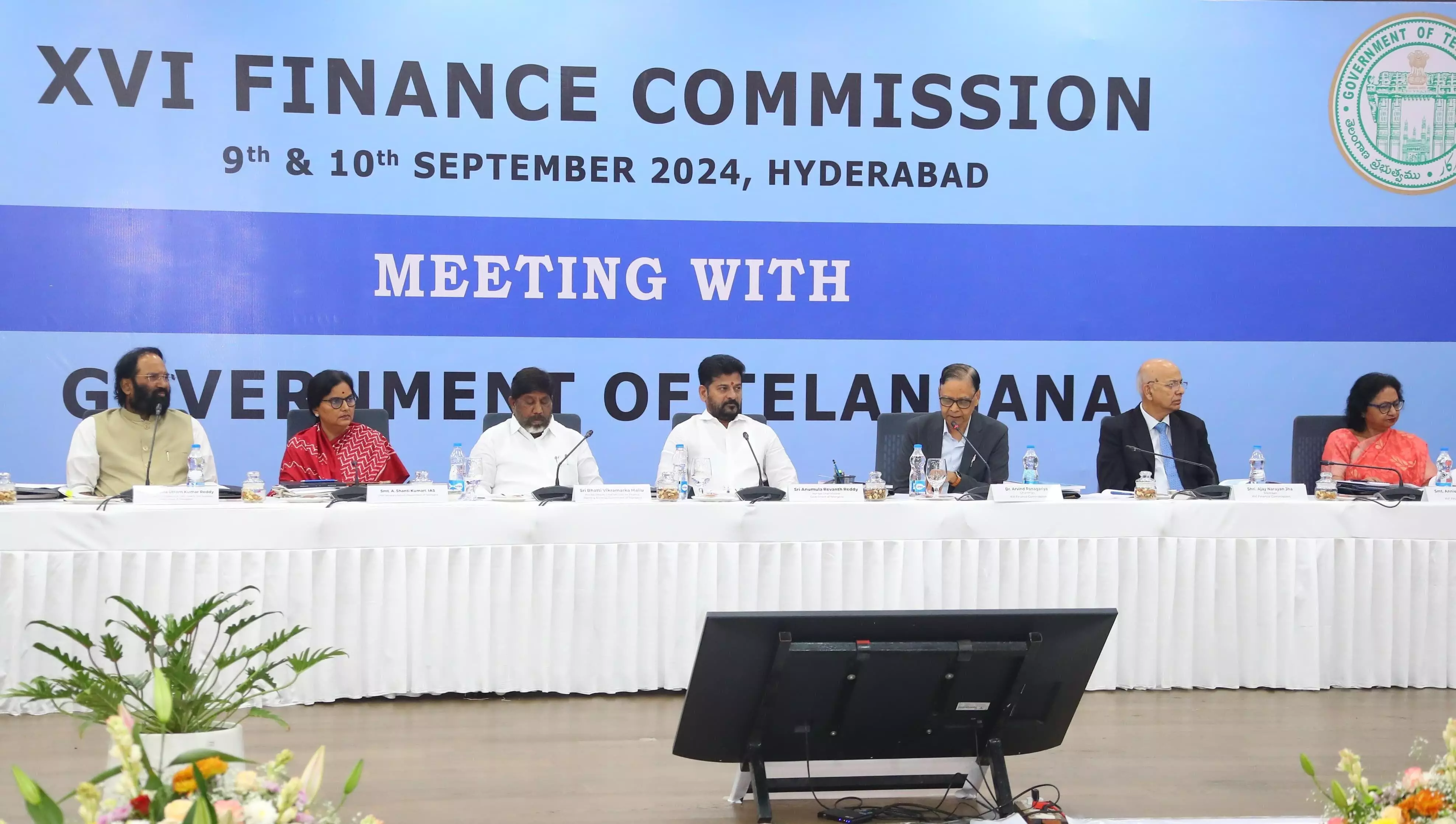 Raise States’ Share in Central Funds, CM Revanth at 16th Finance Commission Meet Raise States’ Share in Central Funds, CM Revanth at 16th Finance Commission Meet