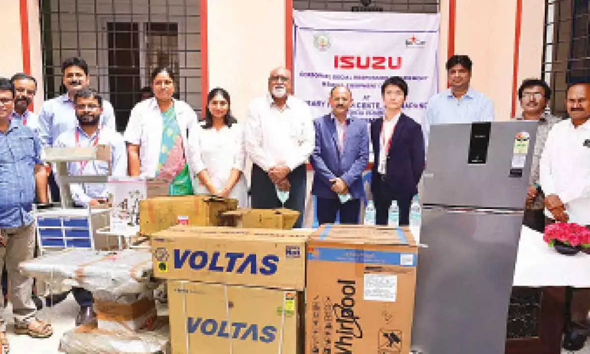 Isuzu Motors Donates Med Infra To PHC In Sri City