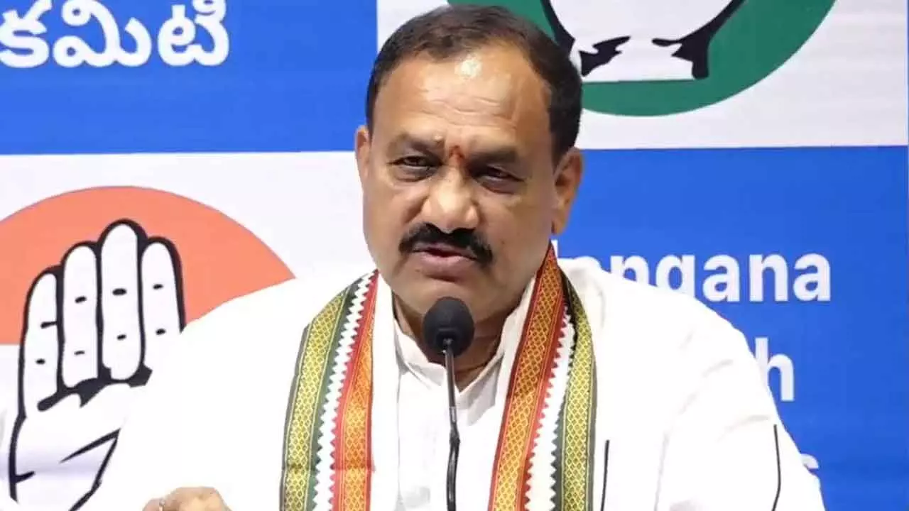 Mahesh Kumar Goud Takes Over As T’gana Cong Chief Mahesh Kumar Goud Takes Over As T’gana Cong Chief