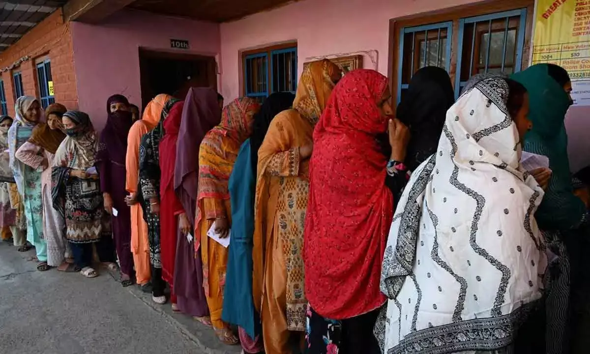 58% Voter Turnout In 1st Phase Of J&K Assembly polls