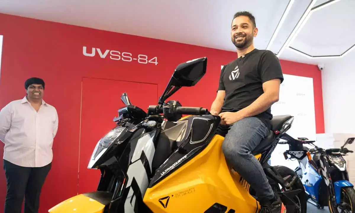 Ultraviolette Rides Into Hyd With F77 Mach2 E-Motorcycle At Rs 3L