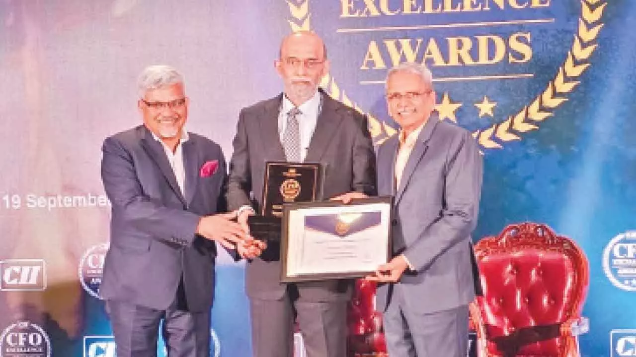 Sri City CFO Bags CII’s ‘CFO Excellence Award’ Sri City CFO Bags CII’s ‘CFO Excellence Award’