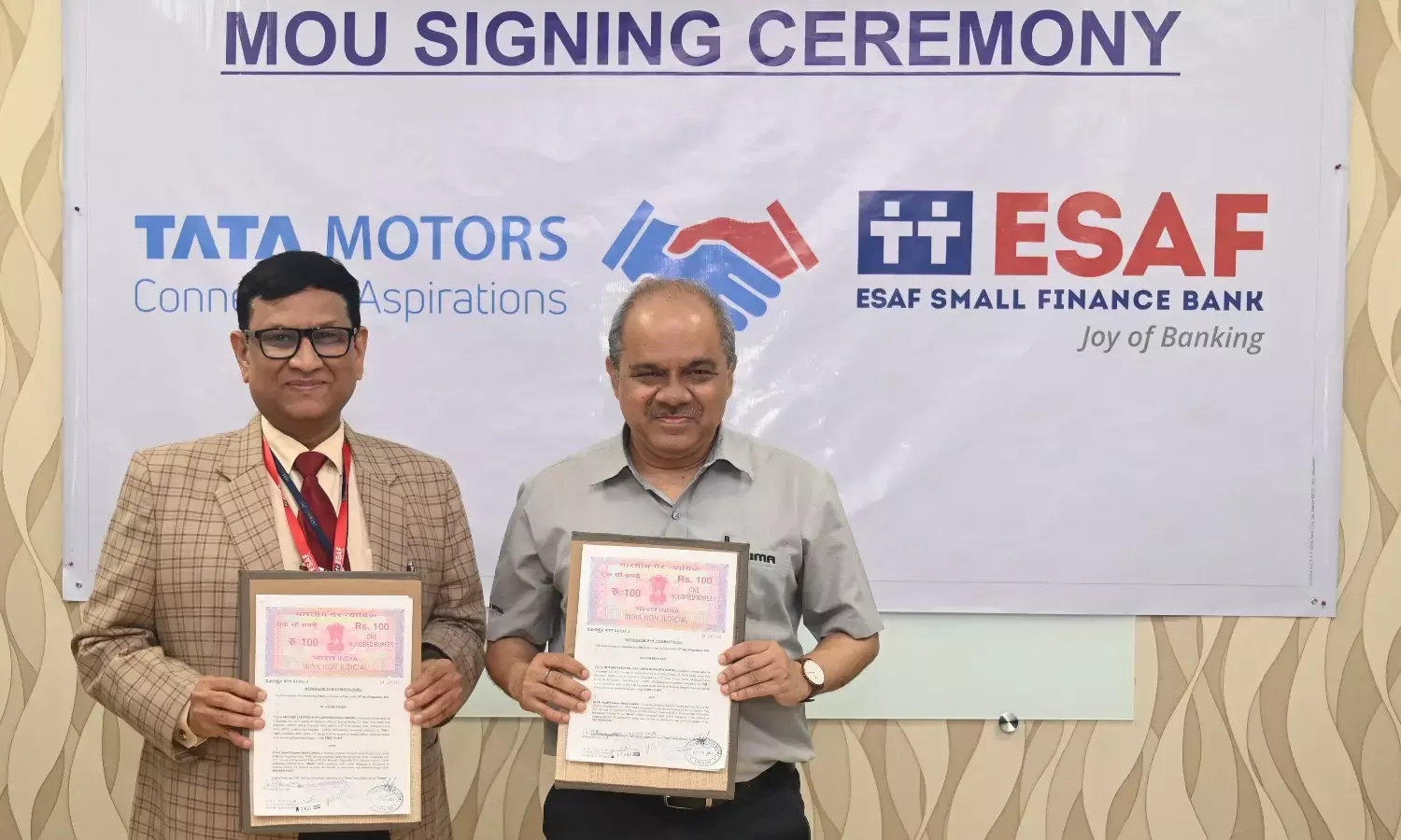 Tata Motors Deal With ESAF Small Finance Bank for Commercial Vehicle Financing