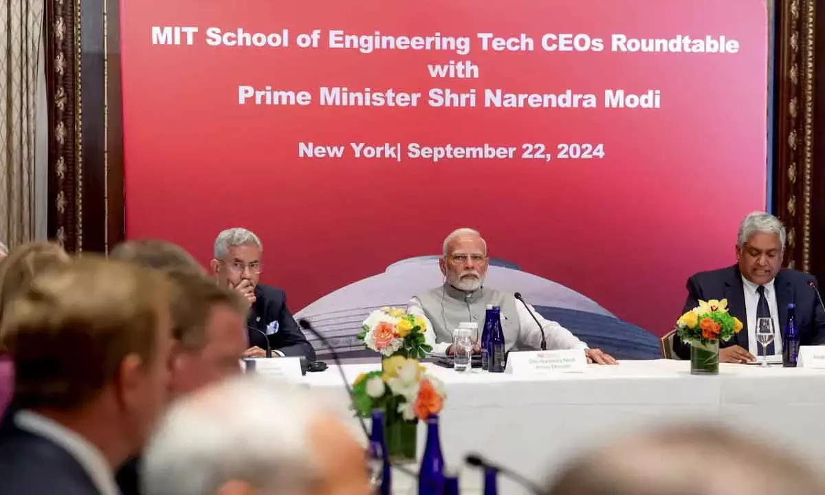 PM Pitches India’s Growth Story To Global Tech CEOs