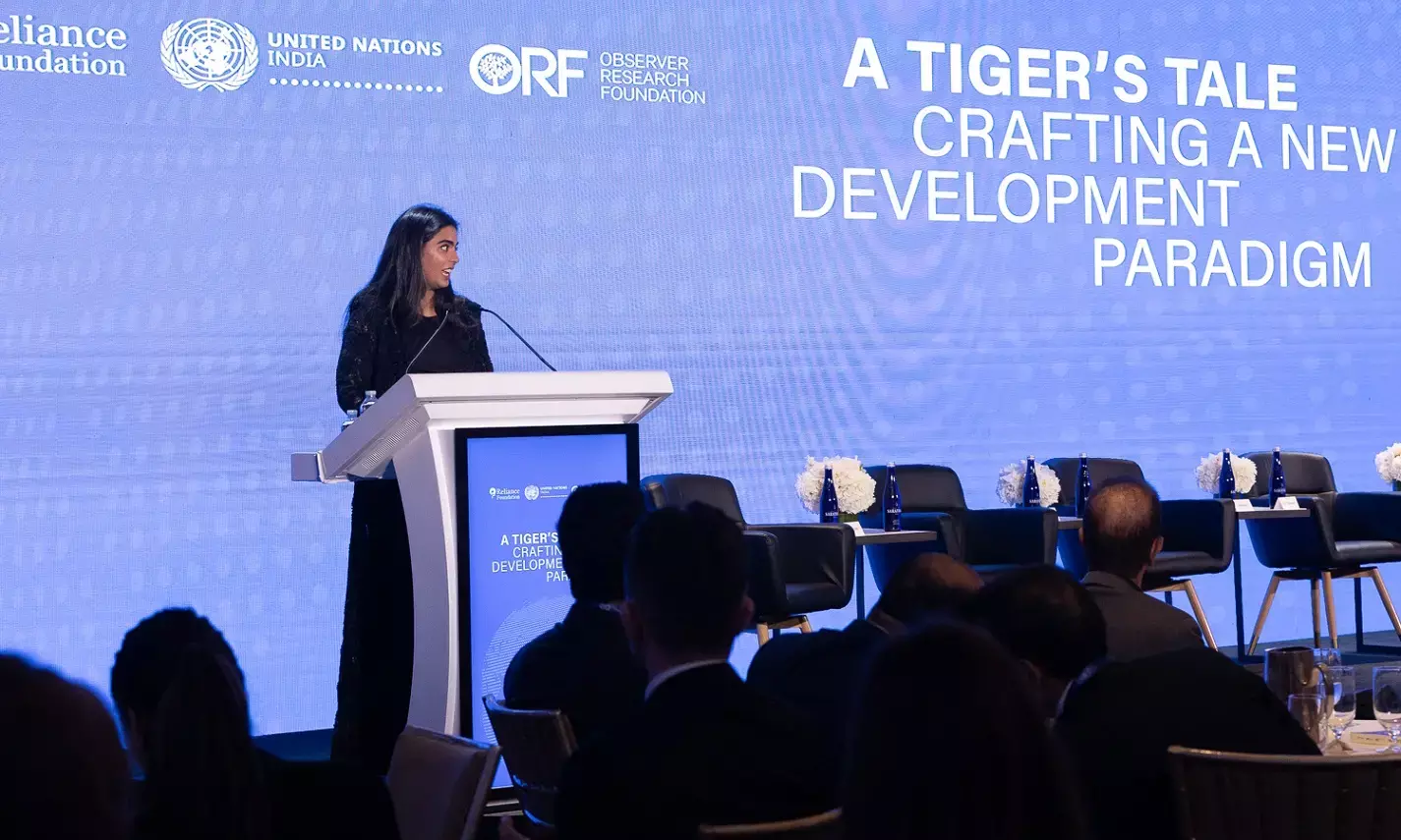 Isha Ambani Sets Bold Tone for Development at ‘India Day’ during UN Gen Assembly Week