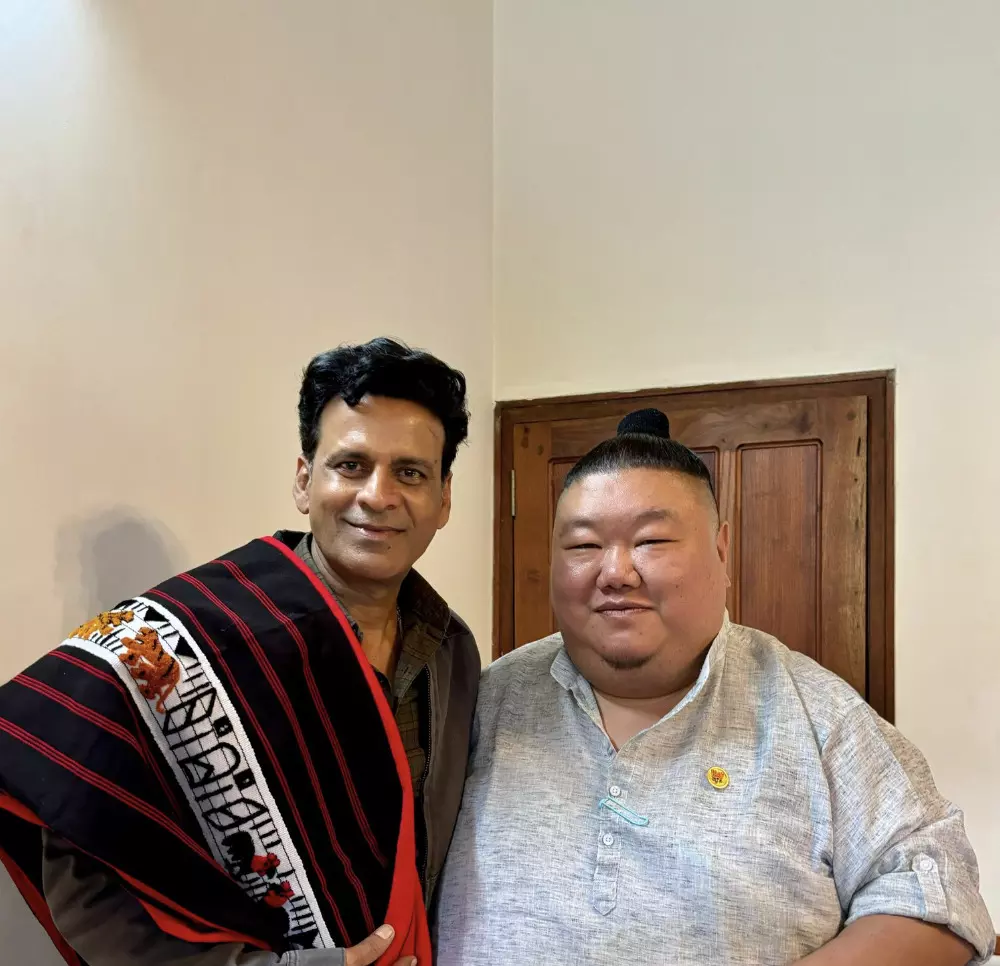 Manoj Bajpayee and The Family Man 3 team honored by Nagaland Minister Manoj Bajpayee and The Family Man 3 team honored by Nagaland Minister