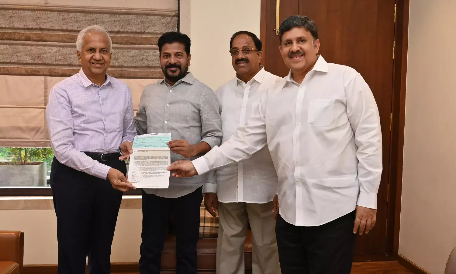 Reliance Foundation Gives Rs 20 crore Towards Telangana CM Relief Fund