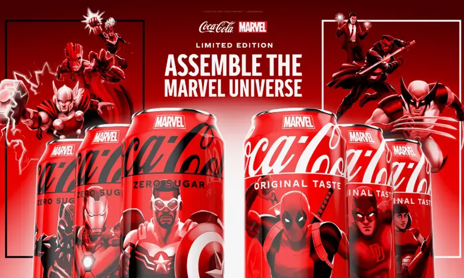 Coca Cola’s Limited-Edition Packaging Features Marvel Universe