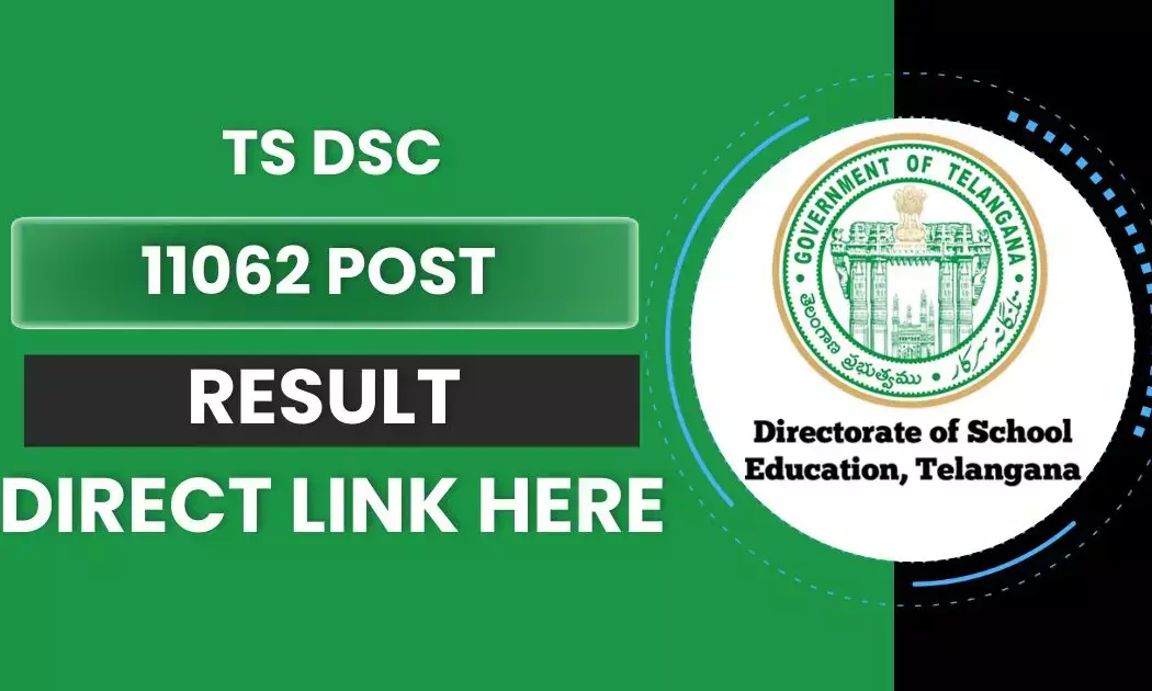 Telangana TS DSC Result 2024