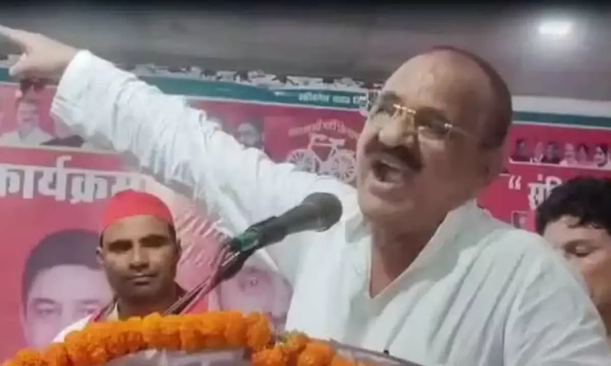 SP MLA Booked For Promoting Enmity