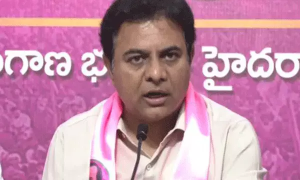 KTR Lashes out at CM Revant Reddy over deolitions
