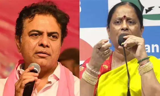 Konda Surekha Blames KTR for Drug Scandal in Film Industry