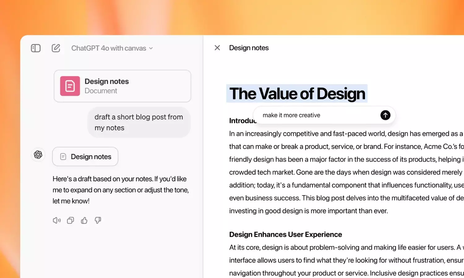 OpenAI Unveils Canvas
