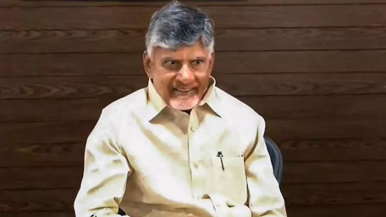 CM Naidu Sets 15% Growth Target For Andhra Pradesh CM Naidu Sets 15% Growth Target For Andhra Pradesh