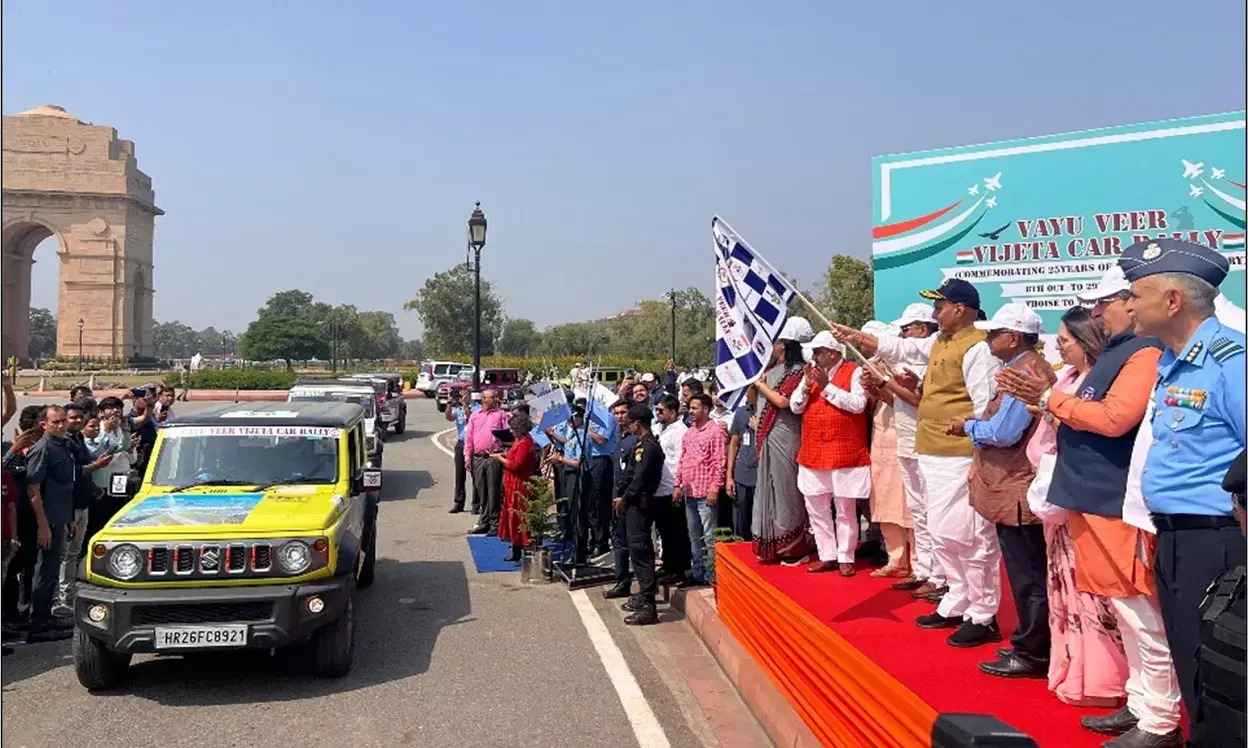 Maruti Joins IAF for Vayu Veer Vijeta Car Rally to Honour Courage and Valor Of Fallen Heroes