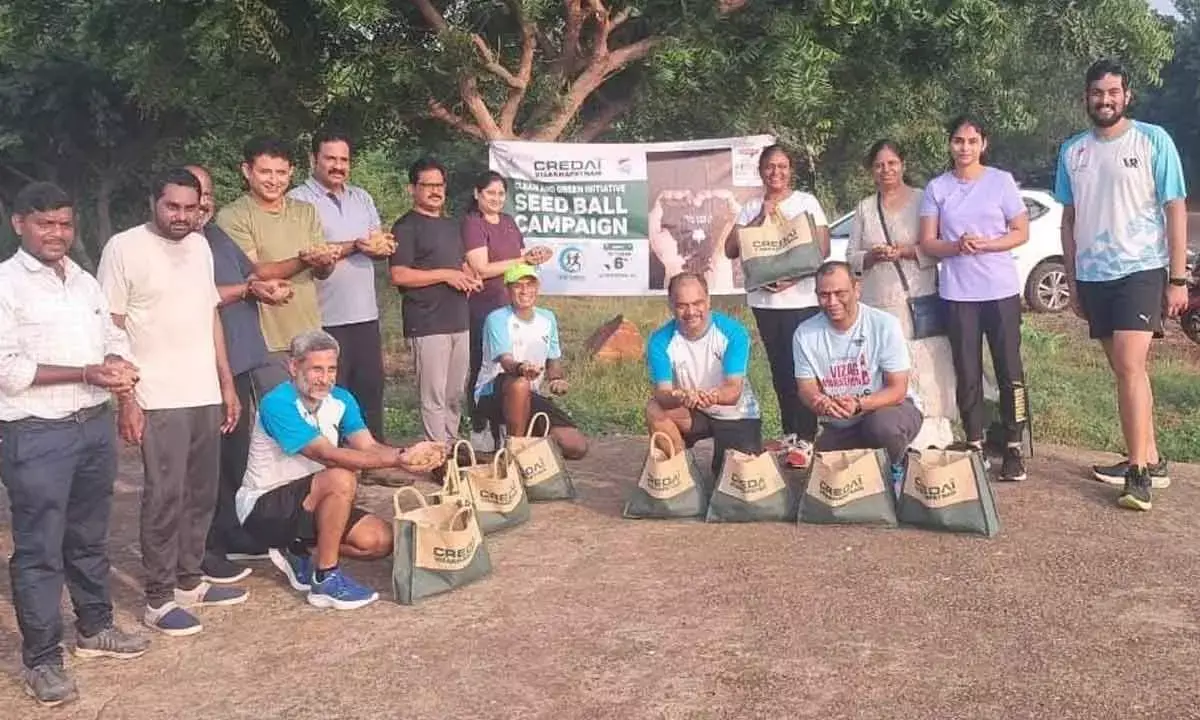 Credai, Vizag Runners In Green Drive