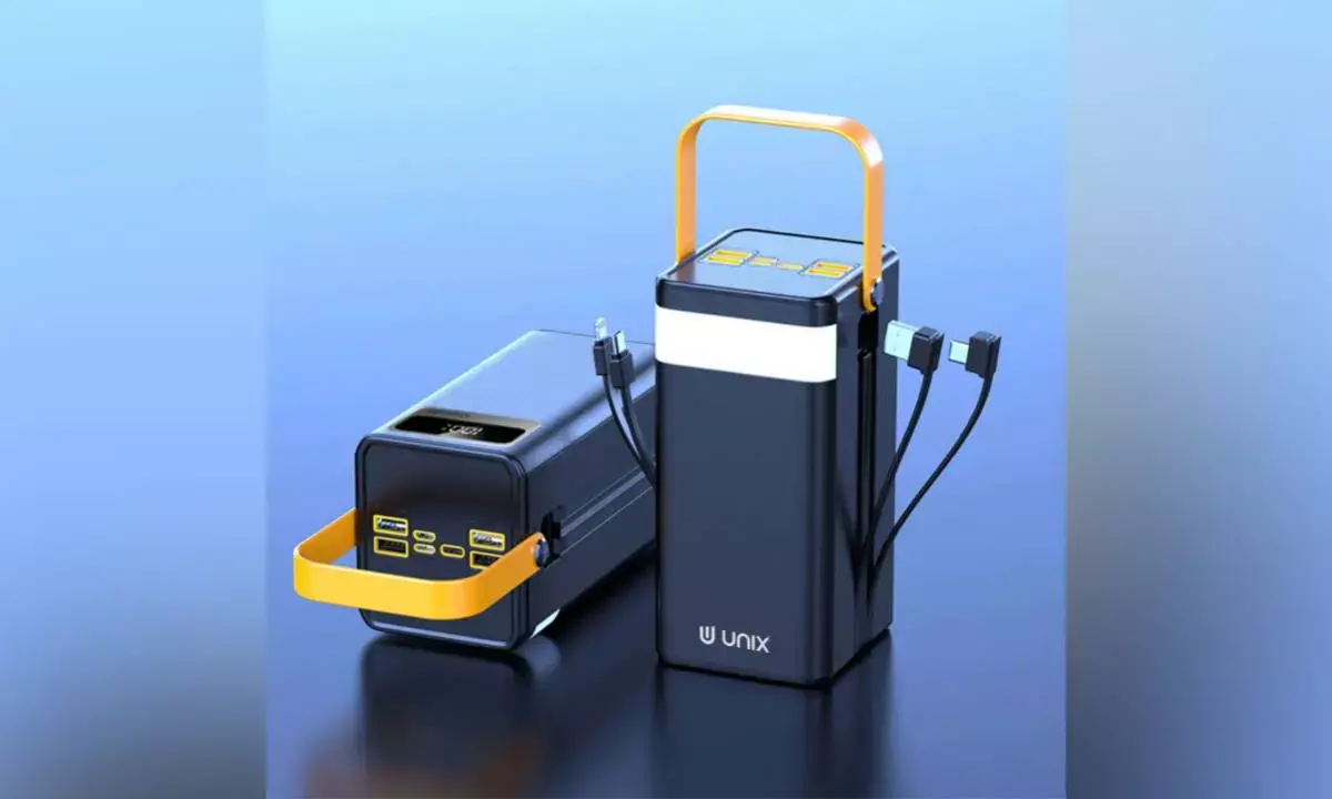 UNIX launches a 50K mAh Powerhouse UX-1539, with Emergency LED Lights