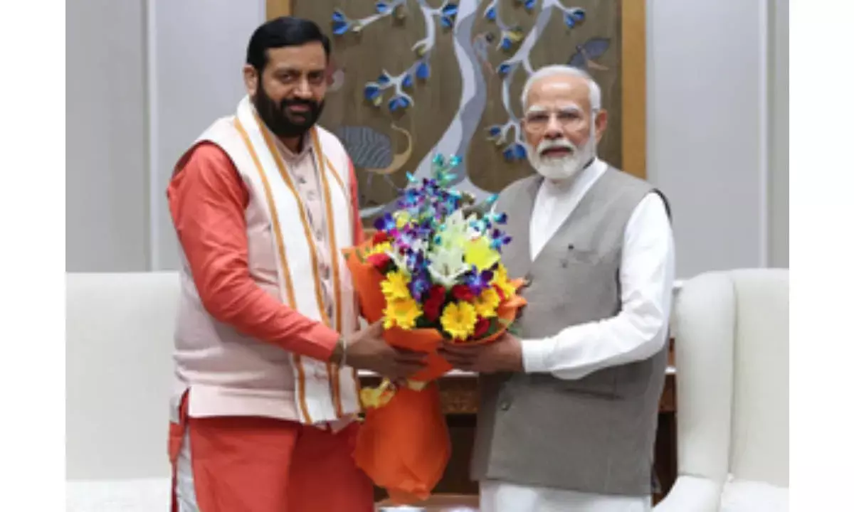 After impressive show in polls, Haryana CM meets PM Modi
