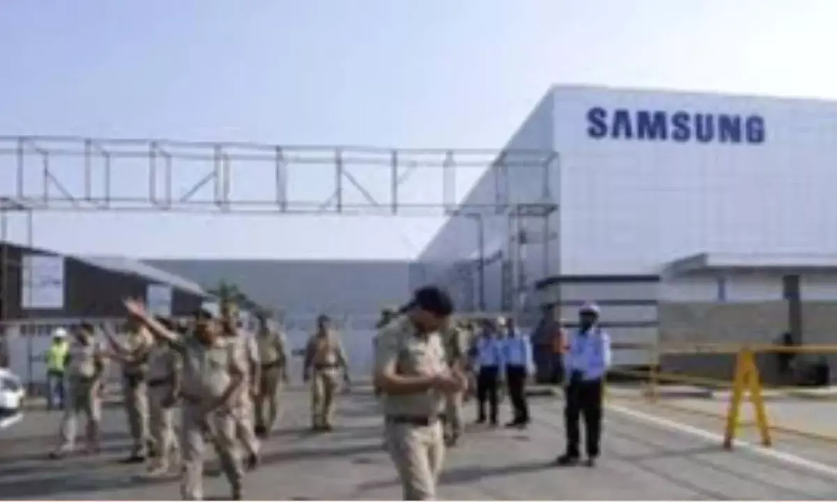 Tension near Samsung plant in Chennai after police crackdown on striking workers