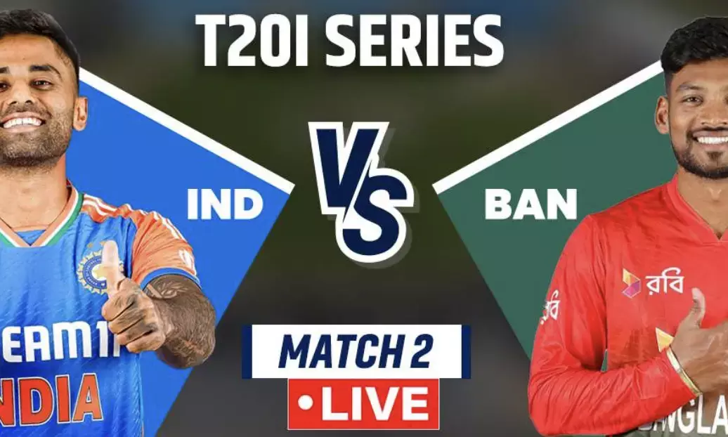 IND vs BAN 2nd T20I live cricket score: Indian bowlers shine as Bangladesh stumble in Delhi
