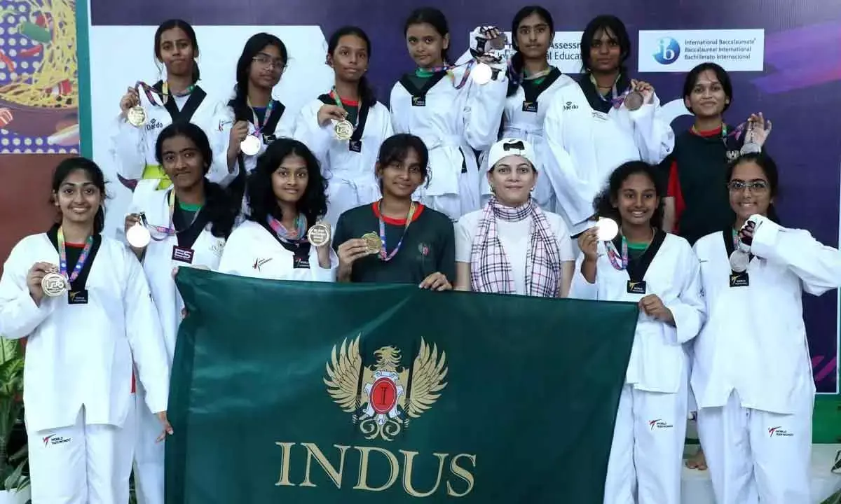 Indus Intl School Holds Taekwondo Event