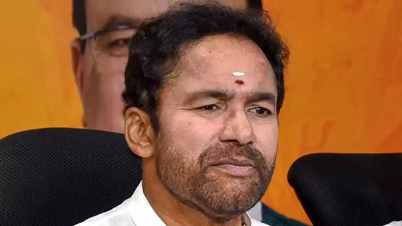 Kishan Reddy Demands Probe Into ‘Vandalisation’ Of Idol In Hyd Temple Kishan Reddy Demands Probe Into ‘Vandalisation’ Of Idol In Hyd Temple