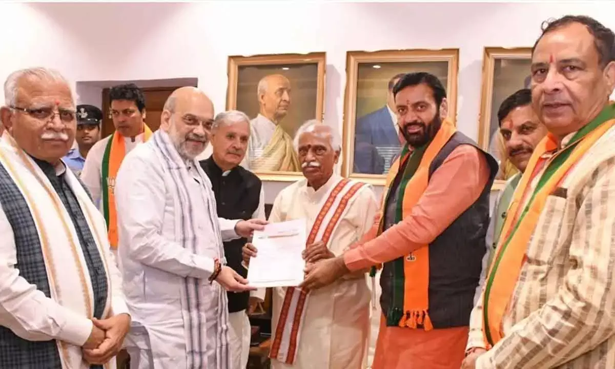 Saini sTakes Claim To Form Govt In Haryana, Oath Ceremony Today