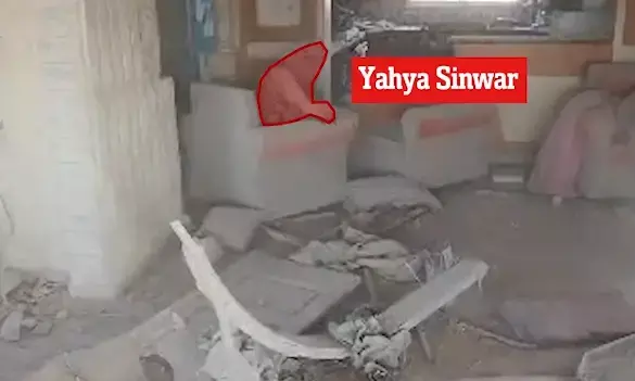 Watch: Drone Footage Captures Final Moments of Hamas Chief Yahya Sinwar Before Elimination