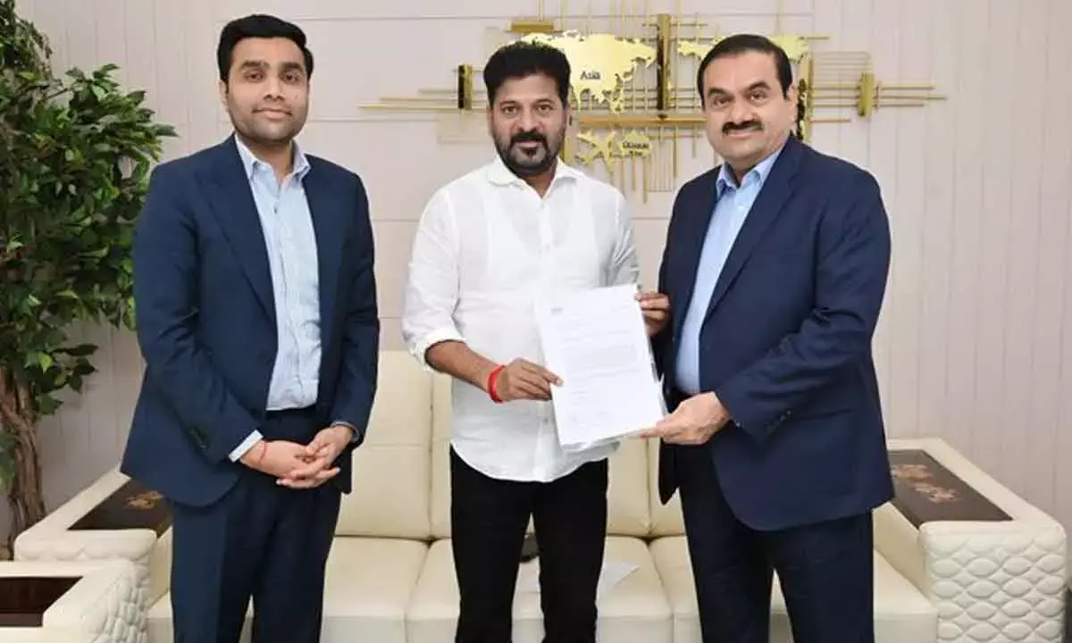 Adani Donates Rs 100 Cr To Telangana!