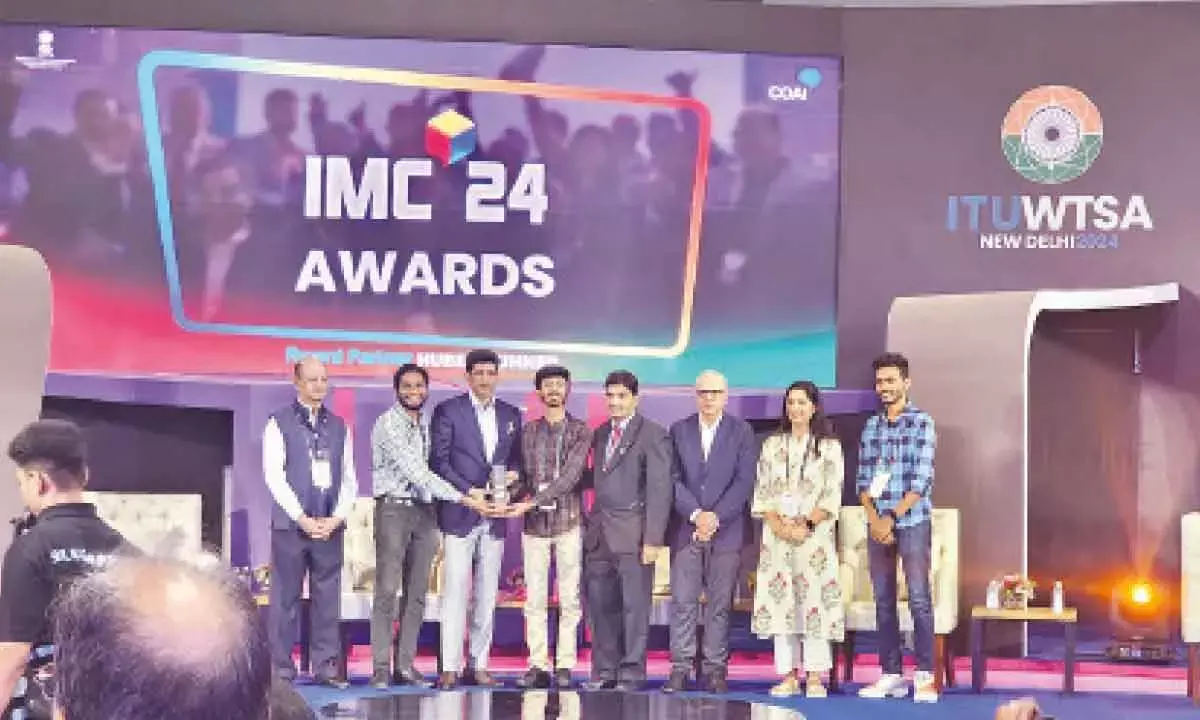 IIIT Hyd’s Smart City Living Lab Bags Award At IMC