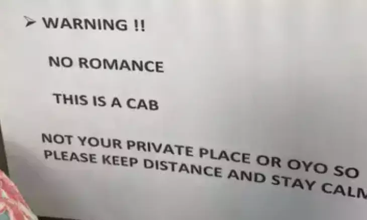 Hyderabad cab driver’s note to couples goes viral: Not your private place