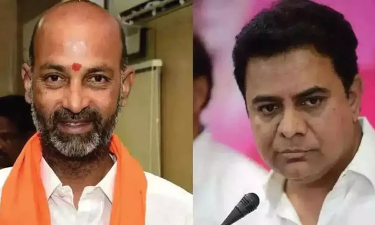 KTR Sends Legal Notice To Bandi Sanjay For Defamatory Remarks