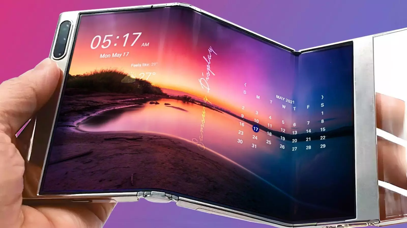 Samsung’s Foldable Surprise Could Be a Tri-Fold Phone Samsung’s Foldable Surprise Could Be a Tri-Fold Phone